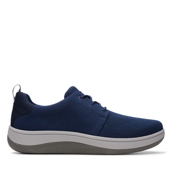 Clarks Mens Arla Free Trainers Navy | USA-1395740